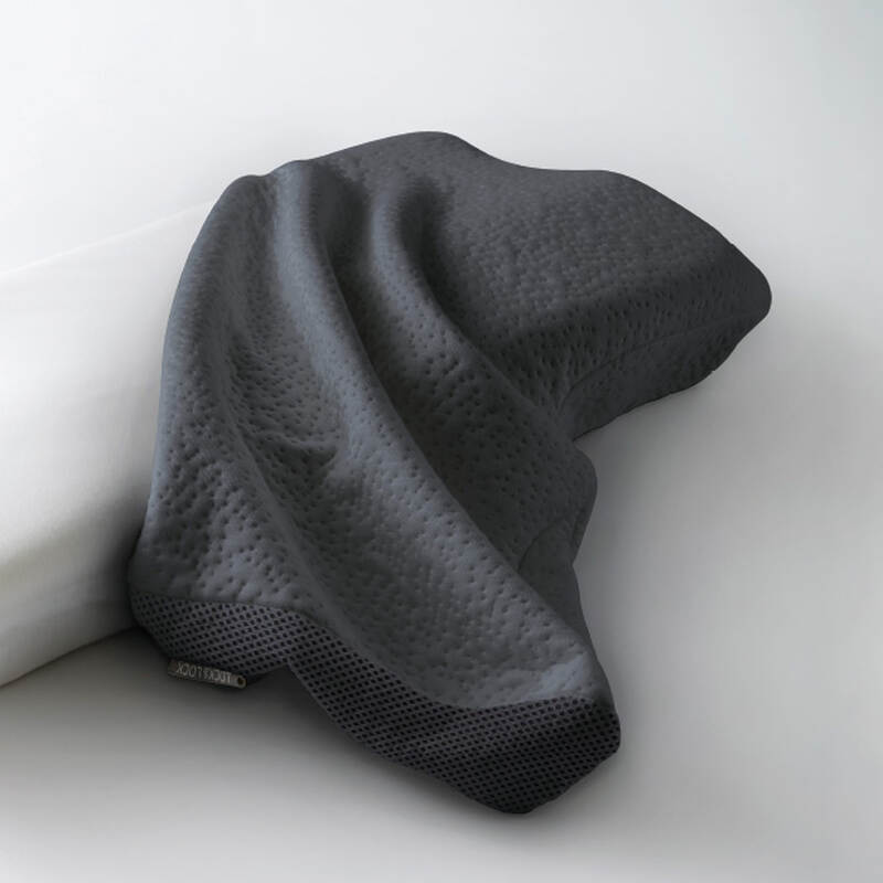 Vỏ Gối Thay Thế Cho Memory Foam Pillow LocknLock HLW115 - Màu Xám Đậm - HLW115CV, , large image number null
